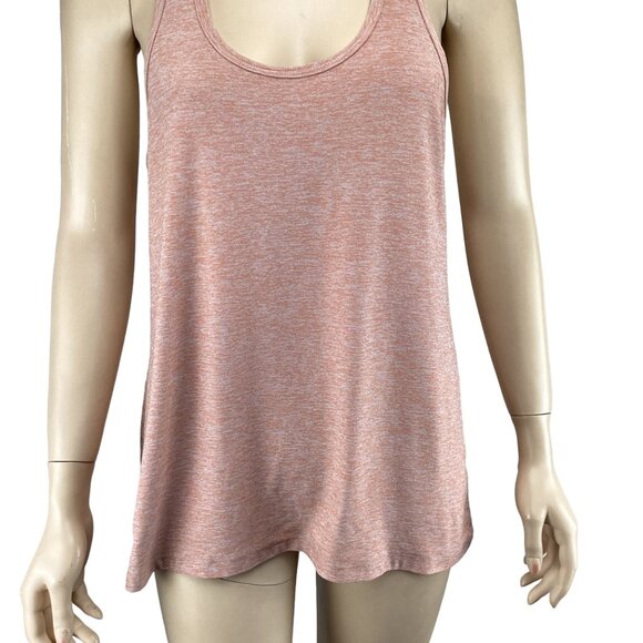 Beyond Yoga Tank Top Medium Double Up‎ Racer Tank Pink Heathered - Picture 8 of 9